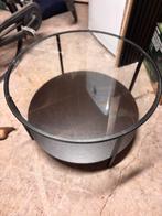 IKEA tafel met glazen blad, Tuin en Terras, Ophalen, Gebruikt, Rond, Binnen
