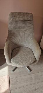Draaifauteuil ikea jönåker met hoofdsteun, Huis en Inrichting, Fauteuils, Ophalen, Gebruikt, 75 tot 100 cm, Metaal