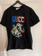 Zwart Gucci shirt met opdruk - Maat S, Ophalen of Verzenden, Zo goed als nieuw, Maat 46 (S) of kleiner, Zwart