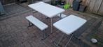 Inklapbare picknick set. Aparte tafel., Ophalen, Gebruikt, Campingtafel