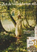 Retro reclame 1972 Miss Blanche sigaretten echt romantisch, Verzenden, Overige typen