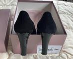 Evaluna Pumps Zwart Suède/Lak - Maat 38, Ophalen, Zo goed als nieuw, Zwart, Pumps