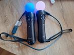 2 playstation VR move controllers voor ps4/ps5 + oplader, Spelcomputers en Games, Virtual Reality, Controller, Sony PlayStation