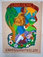 Origineel Ontwerp Poster Carl Denig Kampeerartikelen, Verzenden, A1 t/m A3