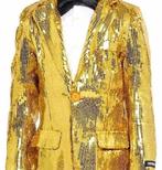 Colbert goudkleurig maat L, Ophalen, Maat 52/54 (L), Carnaval, Nieuw