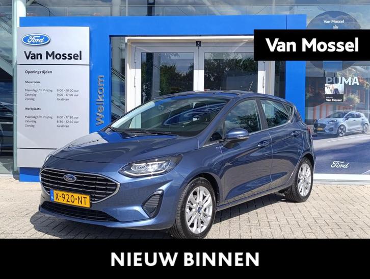 Ford Fiesta 1.0 EcoBoost Hybrid Titanium | Stoel-stuur/voorr, Auto's, Ford, Bedrijf, Te koop, Fiësta, ABS, Airbags, Airconditioning