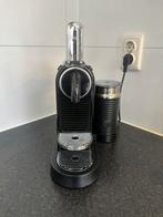 Nespresso CitiZ & Milk Black, Ophalen, Gebruikt, Espresso apparaat, Koffiepads en cups