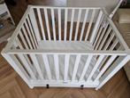 Witte babybox met la en wieltjes, merk bopita, Kinderen en Baby's, Boxen, Ophalen, Gebruikt, Rechthoekig, In hoogte verstelbaar