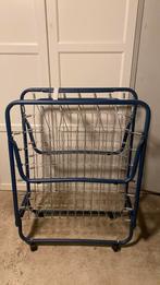Opklapbed zonder matras, Huis en Inrichting, Slaapkamer | Bedden, Ophalen, Gebruikt, Eenpersoons, Blauw