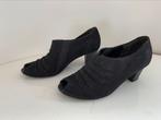 Gabor 37,5 G zwarte suede leren Peeptoes pumps 295), Pumps, Zwart, Gabor, Ophalen of Verzenden