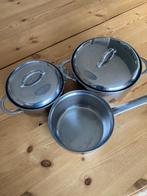 BK pannenset Diamant, Huis en Inrichting, Keuken | Potten en Pannen, Ophalen, Gebruikt, Rvs, Pannenset