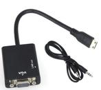 Mini HDMI to VGA Converter with Audio (1080P), Nieuw, Ophalen of Verzenden