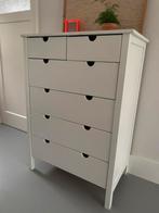 Hoge houten ladekast ‘Bialitt’ van IKEA t.e.a.b., Huis en Inrichting, Kasten | Ladekasten, Ophalen, Gebruikt, 5 laden of meer