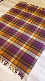 Vintage Vroom & Dreesman geruite wollen plaid 1:35 x 1:90, Ophalen of Verzenden, Zo goed als nieuw