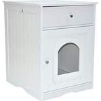 Kattenhuisje wit voor de kattenbak of slaapplaats extra la, Dieren en Toebehoren, Katten-accessoires, Ophalen, Zo goed als nieuw