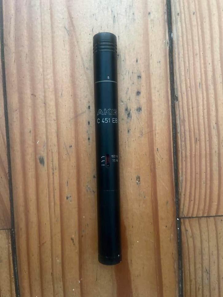 AKG C 451 EB Condensator Microfoon, Muziek en Instrumenten, Microfoons, Gebruikt, Instrumentmicrofoon, Ophalen of Verzenden