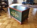 Antieke houten kist – robuust, sfeervol en authentiek, Ophalen, Minder dan 50 cm, Gebruikt, 50 tot 100 cm