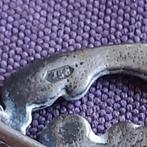 Zilveren Bloem Broche, Sieraden, Tassen en Uiterlijk, Broches, Verzenden, Gebruikt, Zilver, Zilver