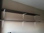 Muurplank bruin grijs 2 stuks, Huis en Inrichting, Woonaccessoires | Wandplanken en Boekenplanken, Ophalen, Zo goed als nieuw