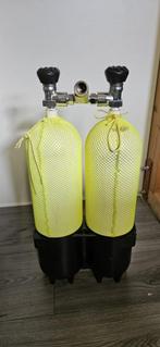 duikflessen dubbelset 2x6L 300Bar + 12L 200Bar, Watersport en Boten, Duiken, Ophalen, Gebruikt, Duikfles
