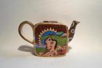 Miniatuur Theepotje Kunst, Ophalen of Verzenden, Gebruikt, Porselein, Overige typen