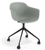 set 4 mooie groene kuip vergaderstoelen (nieuw), Ophalen, Kunststof, Overige kleuren, Nieuw