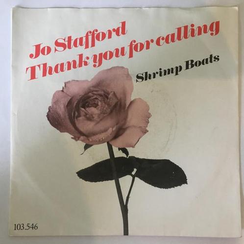 Jo Stafford – Thank You For Calling / VG / 1665, Cd's en Dvd's, Vinyl Singles, Zo goed als nieuw, Pop, Ophalen of Verzenden