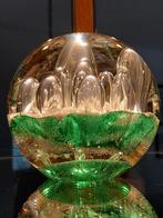 Murano Presse-papier Bladzilver Groen 8 cm, Ophalen of Verzenden