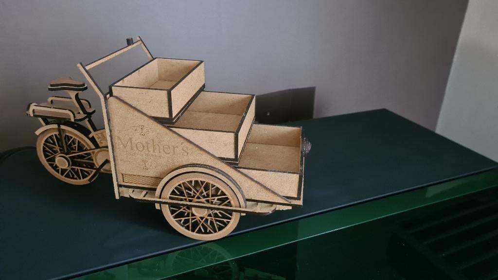 laser gesneden bakfiets, Ophalen, Nieuw, Groter dan 1:32