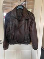 Echte leren winter motor jack., Ophalen of Verzenden, Zo goed als nieuw, Maat 52/54 (L), Bruin
