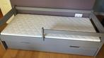 Gratis Peuterbed grijs met opberglade, Kinderen en Baby's, Kinderkamer | Bedden, Ophalen, Gebruikt, 70 tot 85 cm, 140 tot 160 cm