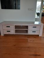 TV Meubel Eikenhout White Wash, Ophalen, 150 tot 200 cm, Eikenhout, Zo goed als nieuw