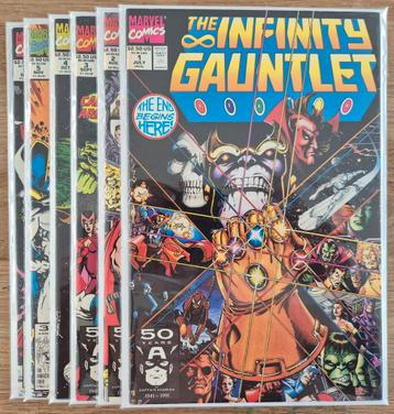 Infinity Gauntlet complete set (1991) beschikbaar voor biedingen