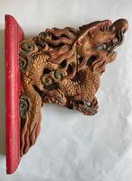 Antieke Chinese draak houtsnijwerk vergulde dragon, Antiek en Kunst, Kunst | Niet-Westerse kunst, Ophalen