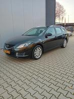 Mazda 6 1.8 Sportbreak 2009 Zwart APK 12 11 2026 (NIEUW), Auto's, Voorwielaandrijving, 65 €/maand, 4 cilinders, Zwart