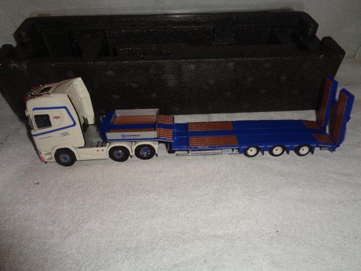 Cavallino Scania dieplader Twan Bierings Maarheeze,, Hobby en Vrije tijd, Modelauto's | 1:50, Nieuw, Bus of Vrachtwagen, Overige merken