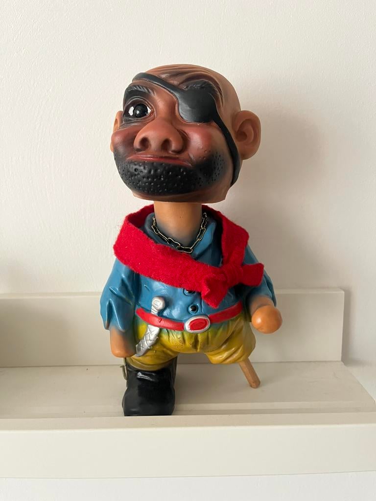 Vintage Heico ‘Pirate’ wiebelhoofd (bobblehead) 60s/70s, Verzamelen, ?, Zo goed als nieuw, ?, ?