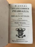 Lucani Cordub Pharsalia sive Belli Civilis  1750, Antiek en Kunst, Antiek | Boeken en Bijbels, Ophalen of Verzenden