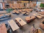 Boomstamtafel | Uit één stuk | LEEGVERKOOP | Extreme actie, Huis en Inrichting, Vijf personen of meer, Overige vormen, Teakhout