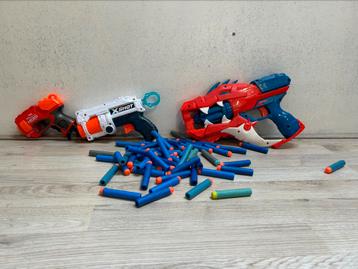 3 nerf pistolen met pijltjes beschikbaar voor biedingen