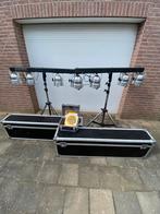 2x Showtec ShowBar 4 met 4 par 56 spots standaard flightcase, Muziek en Instrumenten, Licht en Laser, Kleur, Gebruikt, Licht, Ophalen