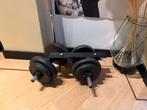 Dumbbell en Halterset te koop, Ophalen, Gebruikt, Overige typen, Armen