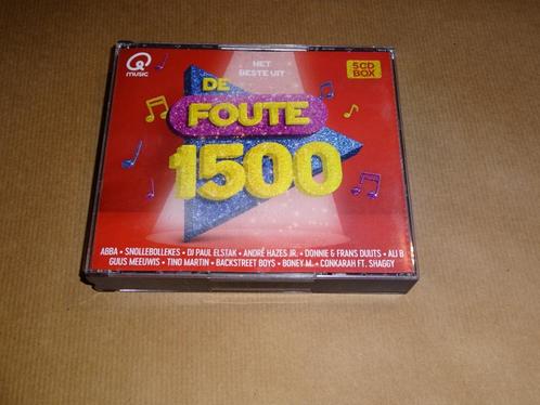 5 CD Het beste uit De Foute 1500, Cd's en Dvd's, Cd's | Verzamelalbums, Pop, Ophalen of Verzenden