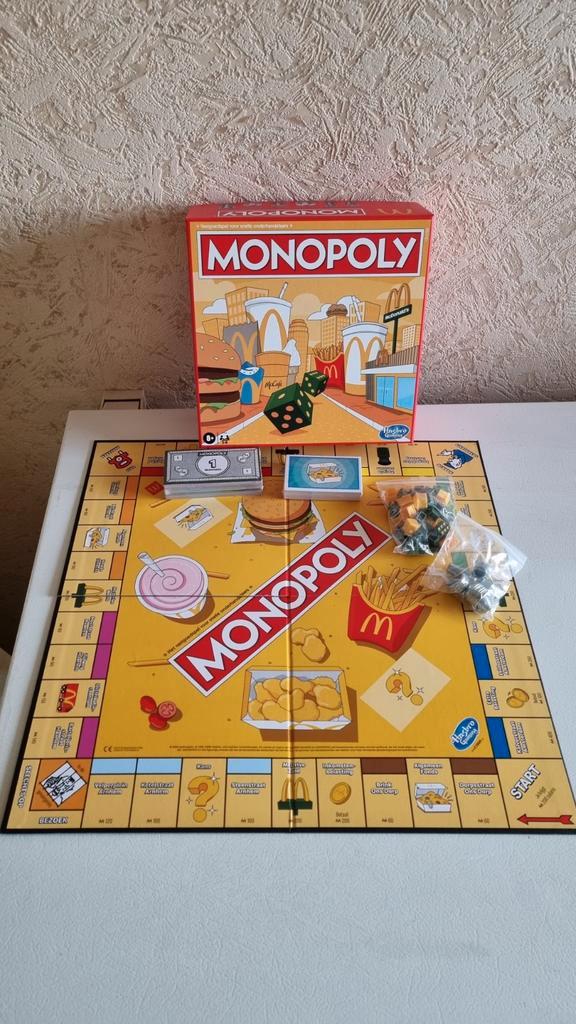 NIEUW: Monopoly McDonald's Editie Bordspel, Hobby en Vrije tijd, Gezelschapsspellen | Bordspellen, Nieuw, Een of twee spelers