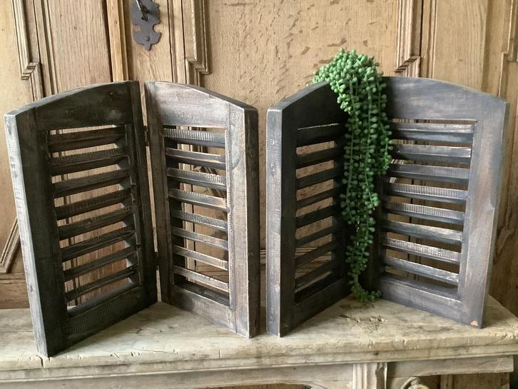 NIEUW super leuke dubbele luiken met scharnier, Huis en Inrichting, Woonaccessoires | Overige, Nieuw, Ophalen of Verzenden