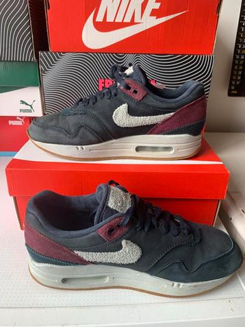 Nike air max 1 dark obsidian crêpe maat 39 