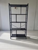 Black wood and metal shelving unit, Ophalen, Nieuw