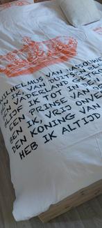 Wilhelmus dekbedovertrek 2x, Ophalen of Verzenden, Zo goed als nieuw, Eenpersoons, Dekbedovertrek