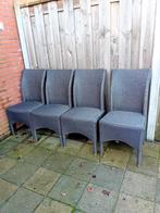 Set van 4 stoelen merk vincent cheppard, Tuin en Terras, Tuinstoelen, Ophalen, Gebruikt, Rotan