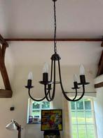 Authentieke metalen kroonluchter (2x) vintage, Ophalen, Gebruikt, Metaal